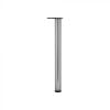 Hafele Terauda table legs 710mm, D60mm, grey (1pc.) (635.11.270)