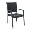 Home4You Garden Chair WICKER-3 66x59xH92,5cm, black (11892)