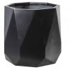 Подставка для цветов Home4You из песчаника D55xH49cm, цвет черный (71814)