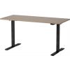 Martin Electric Height Adjustable Desk 140x60cm Black/Walnut (28-0708-73)