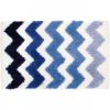 Duschy bathroom rug, polyester, Valencia 80x50cm, blue / white 746-30