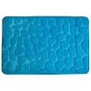 Duschy bathroom mat, rubber, Rimini 60x95 light blue, 765-32