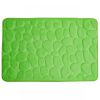 Duschy bathroom mat, rubber, Rimini 60x95 light green, 765-55