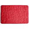 Duschy bathroom mat, rubber, Rimini 60x95 light red