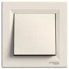 Schneider Electric Asfora Surface Mounted Switch With Frame, White, IP44 (EPH0400423)