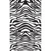 Duschy Shower Curtain 180x200cm ZEBRA with 12 rings, 627-21