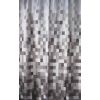 Duschy Shower Curtain 180x200cm PIXLAR GRA with 12 Rings, 627-35