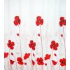 Duschy Shower Curtain 180x200cm POPPIES with 12 rings