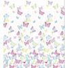 Shower Curtain 180x200cm BUTTERFLY with 12 Rings, 628-60
