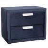 Шкафчик для ночных принадлежностей Home4You Grace, 50,5x41x40 см, синий (28866)