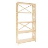 Home4You Alex Shelf, 80x31x198cm, Natural (AW203)