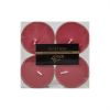 MAXI VELVET ROSE Свечи, 4 шт, D5.5см, красные, розовые (80132)