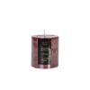 Home4You VELVET ROSE Candle, D6.8xH7.2cm, red, rose (80072)