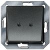 Siemens Delta I-System Cable Outlet Cover Plate, Black (5TG1221)