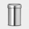 Brabantia Bathroom Waste Bin (Trash Can) Touch Bin, 3l, matt steel FPP, 22378645