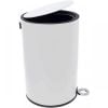Bathroom Waste Bin (Trash Can) with Extended Lid White 12l, 980-10