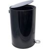Bathroom Waste Bin (Trash Can) with Extended Lid Black 12l, 980-20