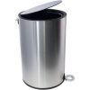 Duschy Bathroom Waste Bin (Trash Can) with Extended Lid Chrome 12l, 980-90