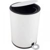 Bathroom Waste Bin (Trash Can) with Extended Lid White 3l, 990-10
