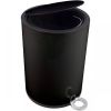 Duschy Bathroom Waste Bin (Trash Can) with Extended Lid Black 3l, 990-20