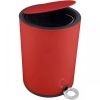 Duschy Bathroom Waste Bin (Trash Can) with Extended Lid Red 3l, 990-80