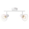 Elhi Ceiling Light 2x40W E14 White (248401) (71913/05)