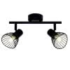 Elhi Spotlight 2x40W E14 Black (248405) (71913/06)