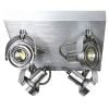 Spotlampa Novario 4x5W GU10 alumīnija (052802) (94645)