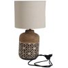 Misa Table Lamp 60W E27 Wood/Brown (390939)
