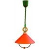 Cone Kitchen Ceiling Lamp 60W, Orange (060026)