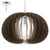 Cossano Ceiling Lamp 60W E27 Matte Nickel/Dark Brown (252455)(94638)