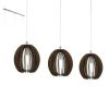 Подвесной светильник Cossano 3x40W E14 матовый никель/темно-коричневый (252440)(94641)
