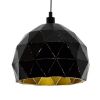 Roccaforte Ceiling Lamp 60W E27 Black/Gold (052633)(97845)