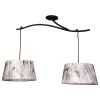 Anco Ceiling Lamp 2x60W E27 Black/Wood (060200)(A2P_WOOD)
