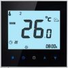 Regnum programmable thermostat with touch screen, IP20, 16A / 3600W, black