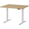 Martin Electric Height Adjustable Desk 100x80cm White/Oak (28-0702-19)