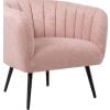 Кресло для отдыха Home4You Tucker, розовое