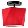 Лампа Carla Griestu 60W, E27 Черно-красная (65425)