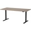 Martin Electric Height Adjustable Desk 160x80cm Black/Walnut (28-0713-73)