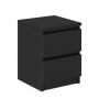 Adrik Puna M2 Nightstand, 30x30x40cm, Black (NS-Pun-M2-B-L021)