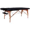 Массажный стол Insportline TAISAGE, 2 секции, дерево, черный (9406-4)