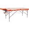 Массажный стол Insportline TAMATI, 2 секции, алюминиевый, оранжевый (9410-1)
