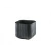 Keter Цветочный горшок Cube Planter M, 29.5x29.5xH29.7см, Серый (29202066939)