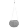 Keter Flower Pot Hanging Cozy S With Hanging Set, D28xH18cm, Grey (29201493913)