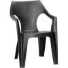 Садовый стул Keter DANTE с низкой спинкой 57x57x79 см, серый (29187058939)