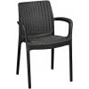 Keter Garden Chair BALI Mono 55x58x83cm, Grey (29190206939)