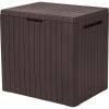 Keter Garden Storage Box City Storage Box 113 L, 57.8x44cm, Brown (29208324590)