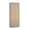 Шкаф для одежды Halmar Lima, 77x40x200 см, дуб (V-PL-LIMA-REG2-SONOMA)