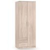 Шкаф для одежды Halmar Lima, 80x52x205 см, дуб (V-PL-LIMA-S2-SONOMA)
