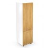 Шкаф Halmar VENTO DL-60/214 с деревянной дверцей, 60x214x56 см, белый / дуб